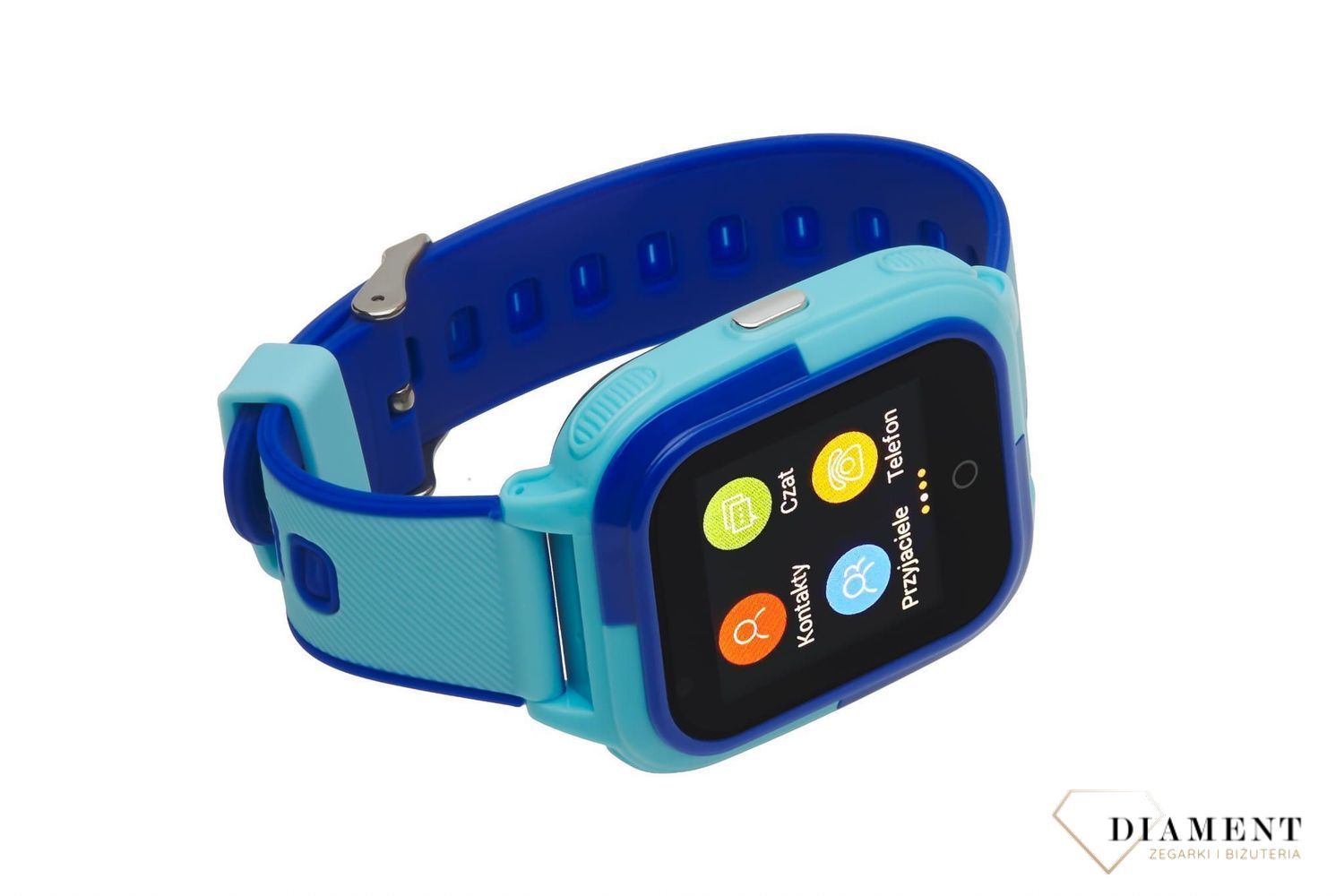 Smartwatch dla dzieci Garett Kids Craft 4G RT niebieski to nowoczesny lokalizator GPS z kartą sim i przyciskiem SOS. Posiada funkcje lokalizacji na mapie, funkcje telefonu komórkowego oraz szereg innych funkcji (3).jpg